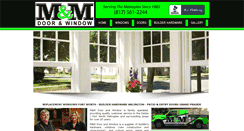 Desktop Screenshot of mmdoorwindow.com